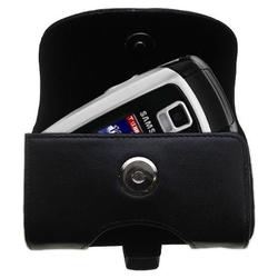 Gomadic Horizontal Leather Case with Belt Clip/Loop for the Samsung SCH-A870