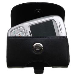 Gomadic Horizontal Leather Case with Belt Clip/Loop for the Samsung SGH-E350