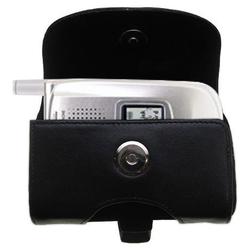 Gomadic Horizontal Leather Case with Belt Clip/Loop for the Sanyo RL-2500 / RL 2500