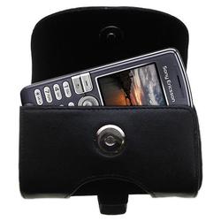 Gomadic Horizontal Leather Case with Belt Clip/Loop for the Sony Ericsson K510i