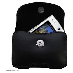 Gomadic Horizontal Leather Case with Belt Clip/Loop for the Sony Ericsson K608