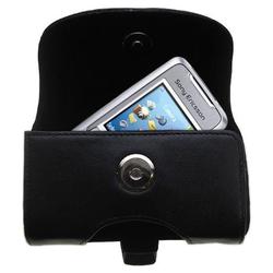 Gomadic Horizontal Leather Case with Belt Clip/Loop for the Sony Ericsson K700c