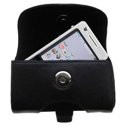 Gomadic Horizontal Leather Case with Belt Clip/Loop for the Sony Ericsson P1i