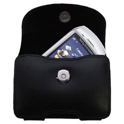 Gomadic Horizontal Leather Case with Belt Clip/Loop for the Sony Ericsson S700c