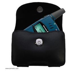 Gomadic Horizontal Leather Case with Belt Clip/Loop for the Sony Ericsson T28z