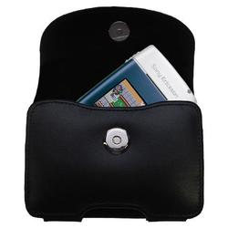 Gomadic Horizontal Leather Case with Belt Clip/Loop for the Sony Ericsson T312