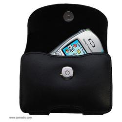 Gomadic Horizontal Leather Case with Belt Clip/Loop for the Sony Ericsson T68i