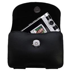 Gomadic Horizontal Leather Case with Belt Clip/Loop for the Sony Ericsson V800