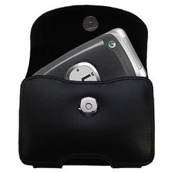 Gomadic Horizontal Leather Case with Belt Clip/Loop for the Sony Ericsson Z300a
