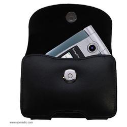 Gomadic Horizontal Leather Case with Belt Clip/Loop for the Sony Ericsson Z500a