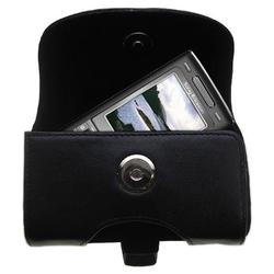 Gomadic Horizontal Leather Case with Belt Clip/Loop for the Sony Ericsson k790c