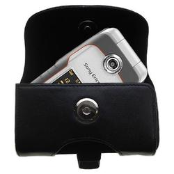 Gomadic Horizontal Leather Case with Belt Clip/Loop for the Sony Ericsson w710c