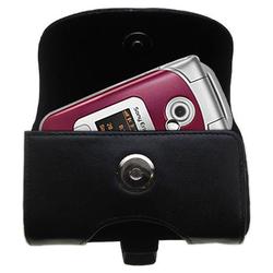 Gomadic Horizontal Leather Case with Belt Clip/Loop for the Sony Ericsson z530c