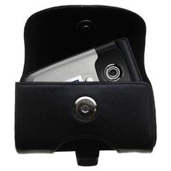 Gomadic Horizontal Leather Case with Belt Clip/Loop for the Sony Ericsson z550a