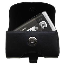 Gomadic Horizontal Leather Case with Belt Clip/Loop for the Sony Ericsson z558c