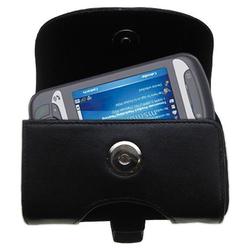 Gomadic Horizontal Leather Case with Belt Clip/Loop for the T-Mobile MDA Vario II
