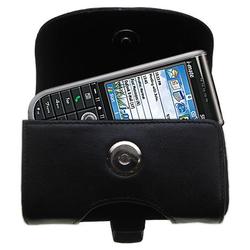 Gomadic Horizontal Leather Case with Belt Clip/Loop for the i-Mate SP5