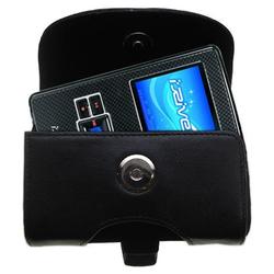 Gomadic Horizontal Leather Case with Belt Clip/Loop for the iRiver H320