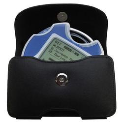 Gomadic Horizontal Leather Case with Belt Clip/Loop for the iRiver iGP-100