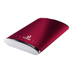 Iomega Corporation Iomega 320GB eGo USB 2.0 & FireWire 400 Portable Hard Drive - Ruby Red (34211)