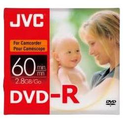 JVC OF AMERICA JVC DVD-R Double Sided Media - 2.8GB - 80mm Mini - 1 Pack