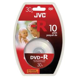 Jvc JVC DVD-R Media - 1.4GB - 80mm Mini - 10 Pack Spindle