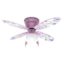 KNG 001114 Fairies Hugger Ceiling Fan