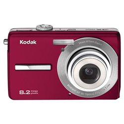 EASTMAN KODAK COMPANY Kodak EasyShare M863 Digital Camera - Red - 8.2 Megapixel - 16:9 - 5x Digital Zoom - 2.7 Color LCD