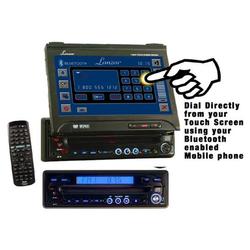 Lanzar In-Dash AM/FM 7'' Motorized TFT Touch Screen DVD/CD w/Bluetooth