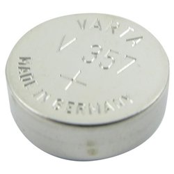 Lenmar WC357 SR44W Silver Oxide Coin Cell Watch Battery - Silver Oxide - 180mAh - 1.55V DC - Watch Battery
