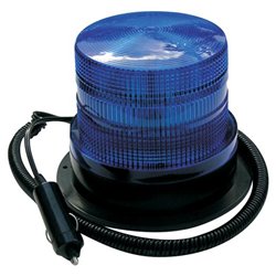 LiteGlow Liteglow Sl10 12v Strobe Magnet Mounts With Cigarette Lighter Adapter (blue)