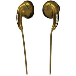 Maxell Color Buds Stereo Earphone - Connectivit : Wired - Stereo - Ear-bud - Gold