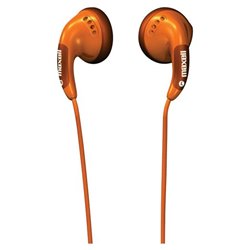 Maxell Color Buds Stereo Earphone - Connectivit : Wired - Stereo - Ear-bud - Orange