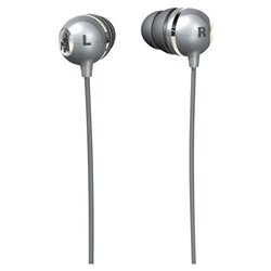 Maxell EB-P411 Peanutz Stereo Earphone - Connectivit : Wired - Stereo - Ear-bud - Silver