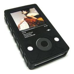 IGM Microsoft Zune MP3 Silicone Skin Case - Jet Black