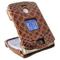 Emdcell Motorola RAZR V3 V3m V3i V3t V3e V3r V3a V3c Protect Case Brown Snake Skin