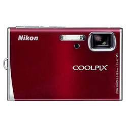 NIKON (SCANNER & DIGITAL CAMERAS) Nikon COOLPIX S52 9 Megapixel Digital Camera with 3x Optical Zoom, 3 High-Resolution LCD, Vibration Reduction Image Stabilization - Crimson Red