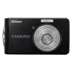 Nikon Coolpix S520 Digital Camera - Black - 8 Megapixel - 16:9 - 3x Optical Zoom - 4x Digital Zoom - 2.5 Active Matrix TFT Color LCD