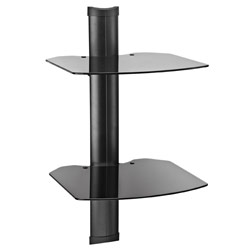 OmniMount Tria 2 Series 2-Shelf Wall System - Black