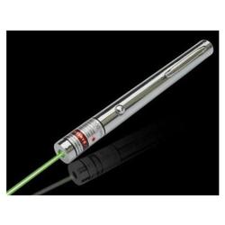 ShopTronics Professional High Powered Green Laser Pointer Silver Pointing Device