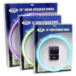 Pyle 10'' Green Neon Speaker Rings Kit
