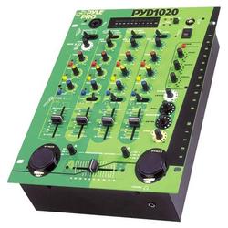 PylePro 10'' Three Channel DJ Trick Mixer with Punch and Echo