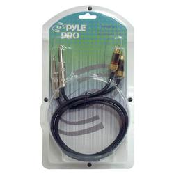 PylePro 3ft. Dual RCA to Dual 1/4'' Audio Cable