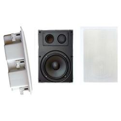PylePro 8'' Two Way In Wall Enclosed Speaker System w/ Directional Tweeter