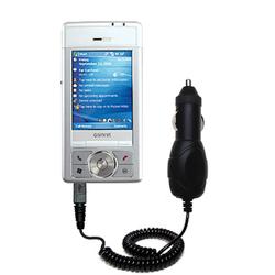 Gomadic Rapid Car / Auto Charger for the Gigabyte GSmart i300 - Brand w/ TipExchange Technology
