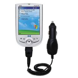 Gomadic Rapid Car / Auto Charger for the HP iPAQ h1900 - Brand w/ TipExchange Technology