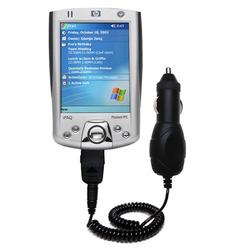 Gomadic Rapid Car / Auto Charger for the HP iPAQ h2200 - Brand w/ TipExchange Technology