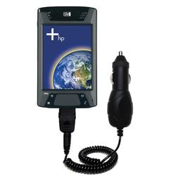 Gomadic Rapid Car / Auto Charger for the HP iPAQ hx4700 - Brand w/ TipExchange Technology