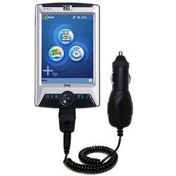 Gomadic Rapid Car / Auto Charger for the HP iPAQ rx3100 - Brand w/ TipExchange Technology