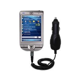 Gomadic Rapid Car / Auto Charger for the HP iPaq 110 - Brand w/ TipExchange Technology